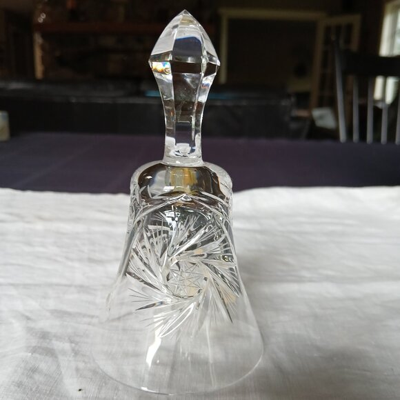 Pinwheel Bohemia Cystal Dinner Bell - Picture 1 of 5